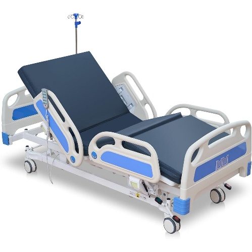 Cama eléctrica de hospital para cuidado en casa con control remoto
